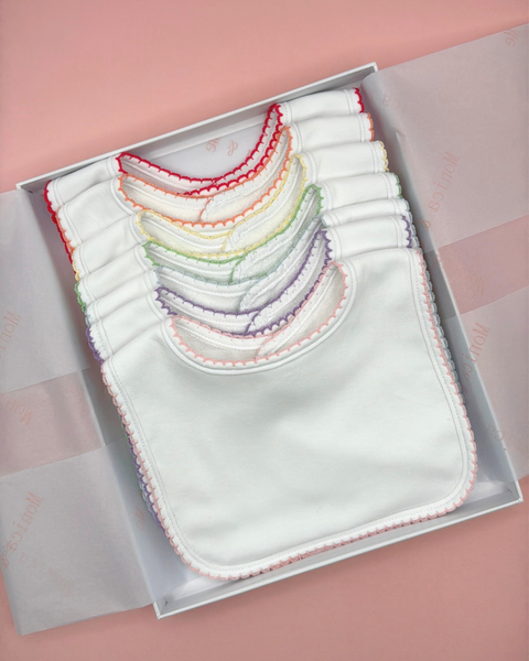 Everyday Rainbow Dribble Bib Set